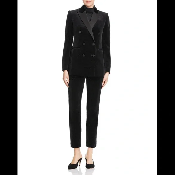 NWOT Theory Velvet Tuxedo Blazer - Picture 2 of 11